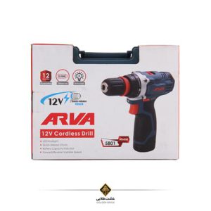 خرید دریل پیچ گوشتی شارژی مدل 5801 آروا